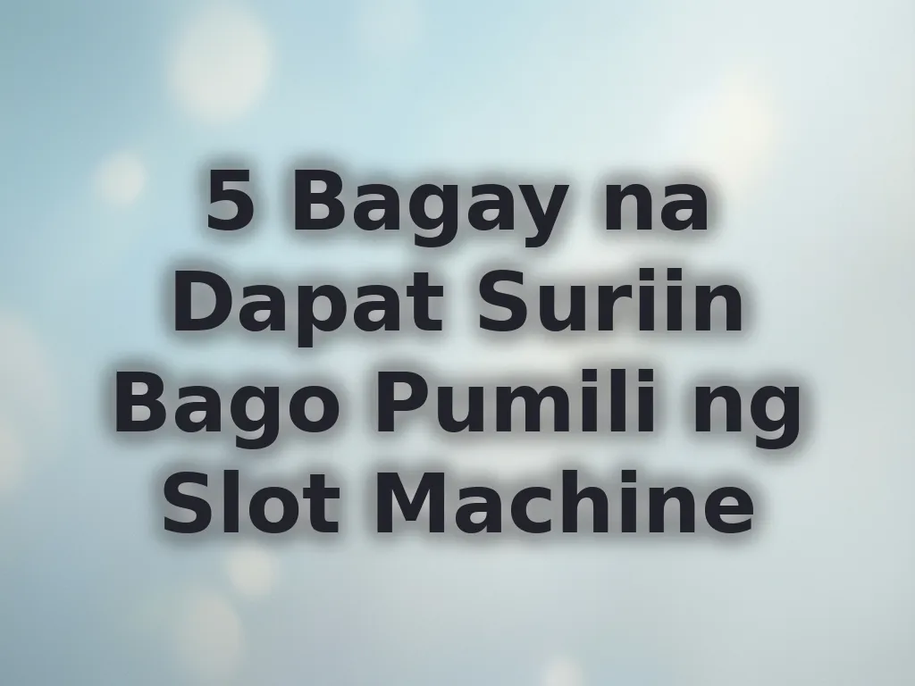 Best Slots Guide